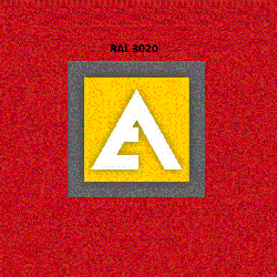 Порошкова фарба RAL 3020 шагрень (ETIKA RAL 3020 wrinkle)