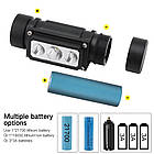 Мегапотужний лобовий ліхтар Boruit B39 XM-L2+2*XP-G2 5000LM, фото 5