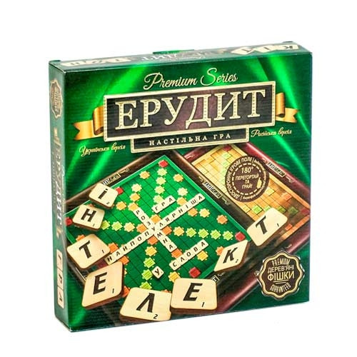 Ерудит 2в1 РОС УКР настільна гра скрабл 110 фішок (000982)