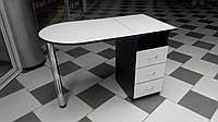 Маникюрный стол складной Вдохновение Бело-черный