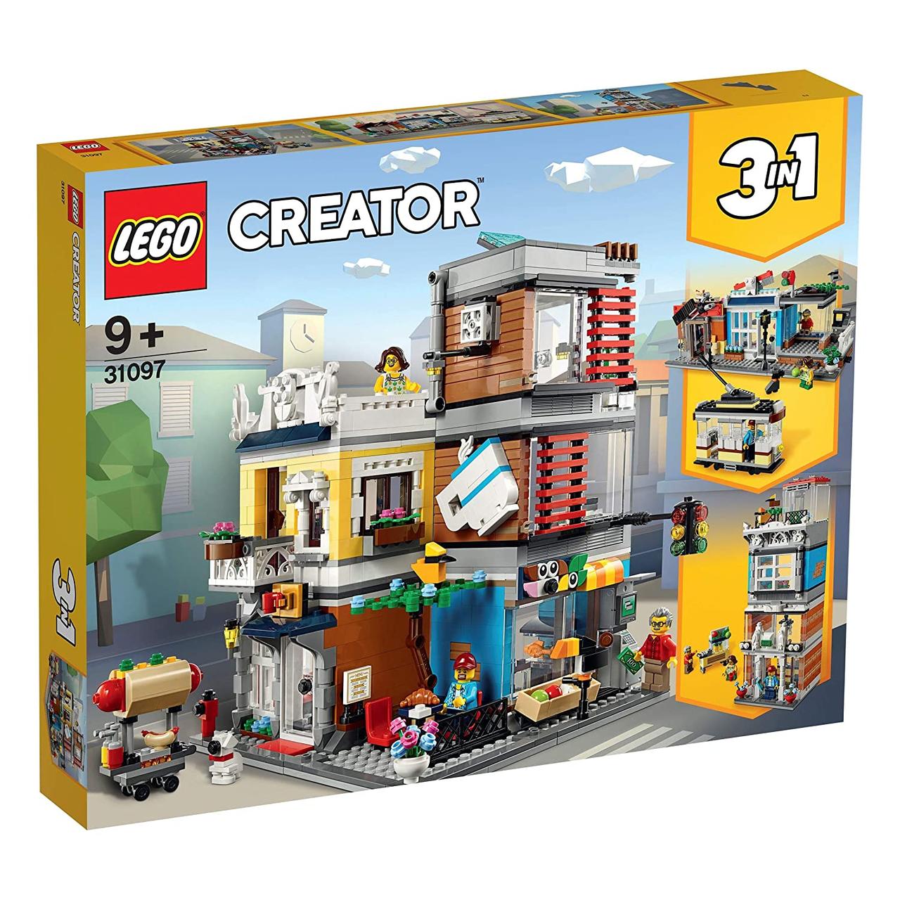 Lego Creator Зоомагазин і кафе в центрі міста (31097)