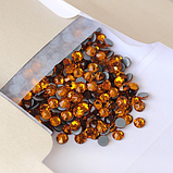 Термо стрази XIRIUS 16 граней (8+8) Topaz SS16 Hot Fix 1440 шт., фото 2