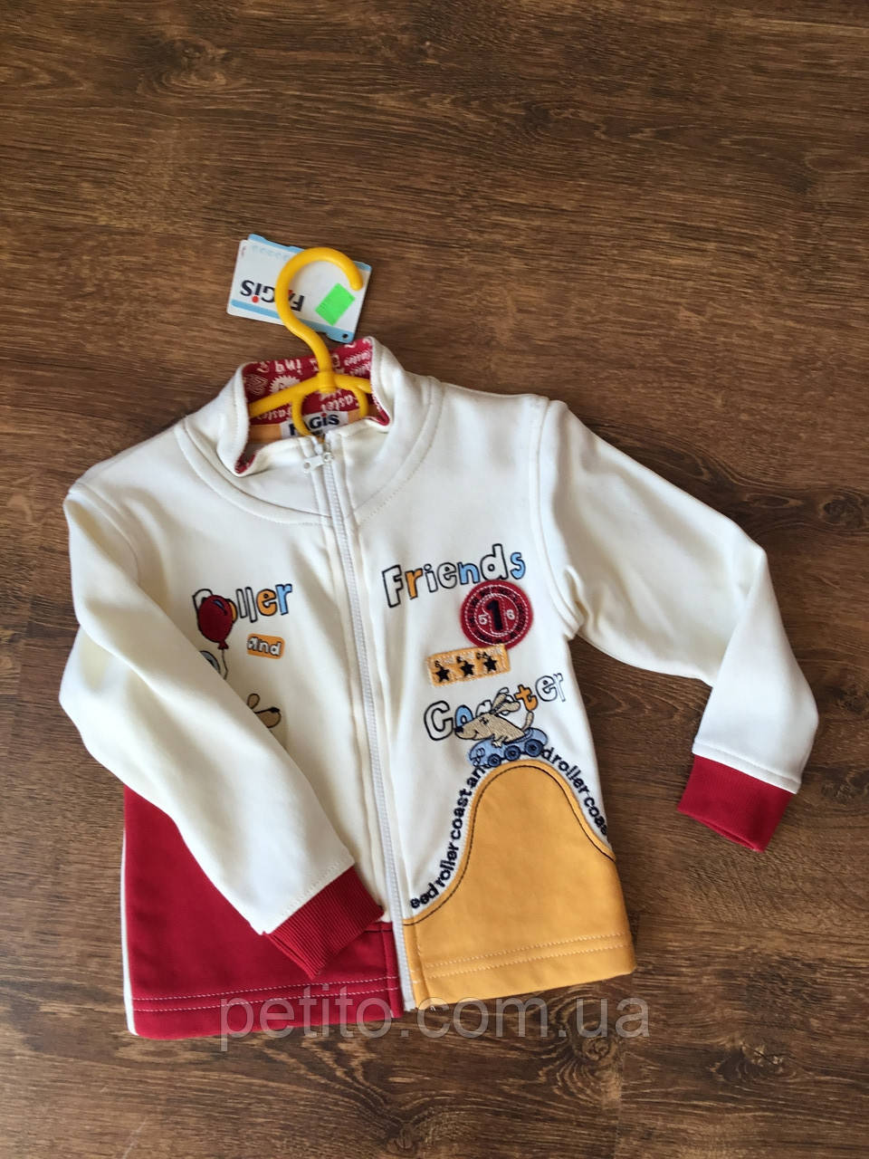 Яскрава кофта в спортивному стилі для хлопчика, фото 1