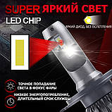 Світлодіодна лампа h7 Fseries Kelvin 8000m 40 Вт.  Led лампи H7 6000K - Гарантія, фото 11