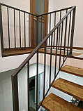 Перила, огорожі для сходів, тераси в сучасному стилі "Лофт", фото 2