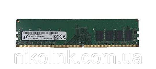 Пам'ять Micron DDR4 8GB PC4-19200U (2400T) (MTA8ATF1G64AZ-2G3H1) (8x1), б/у