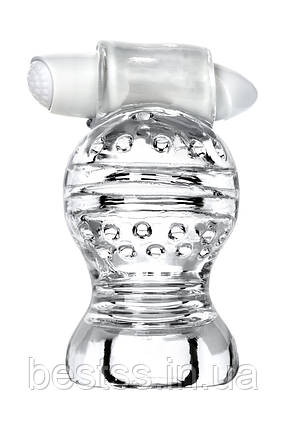 Мастурбатор нереалістичний Lingam By Toyfa Shakti, TPE, прозорий, 9 см, фото 1