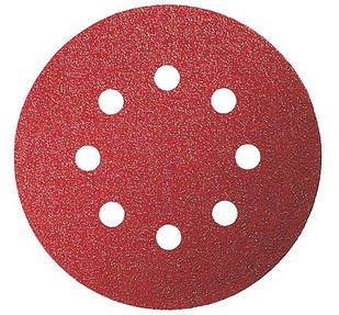 Шліфувальний круг на липучці, Bosch K180 125 мм, 8 отв. Best for Wood (50 шт)