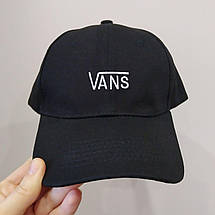 Кепка Бейсболка Ванс Vans чорна, фото 3