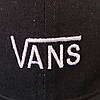 Кепка Бейсболка Ванс Vans чорна, фото 11
