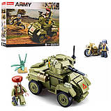 Конструктор Sluban m38-b0710 "Воєна техніка Бойовий бронетранспортер" 154 деталі, фото 4
