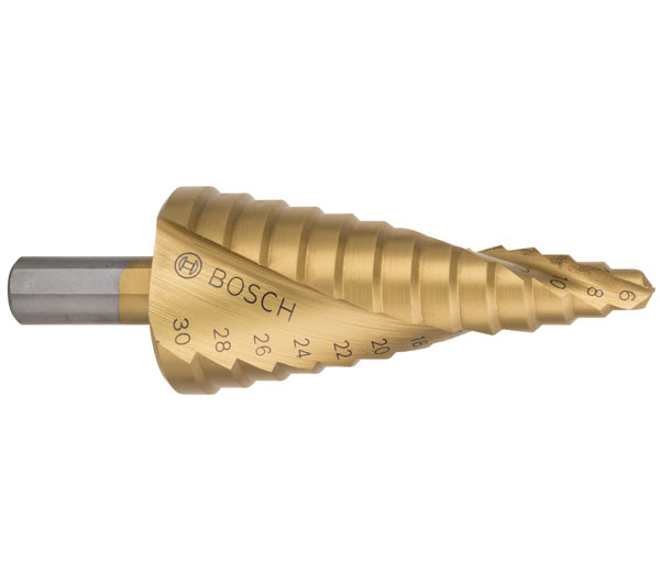 Ступінчасте свердло Bosch HSS-TiN, 6-30 мм (2608587430)