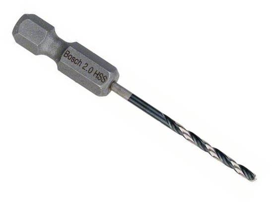 Свердло по металу Bosch з шестигранним хвостовиком 1/4" (2 x 24 x 60 mm) (2608577045)
