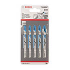 Полотно для лобзика Bosch T 118 BF BIM 5 шт (2608634503), фото 2