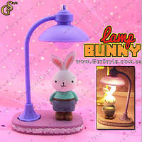 Лампа-ночник Зайка - "Bunny Lamp" - 15 х 9 см