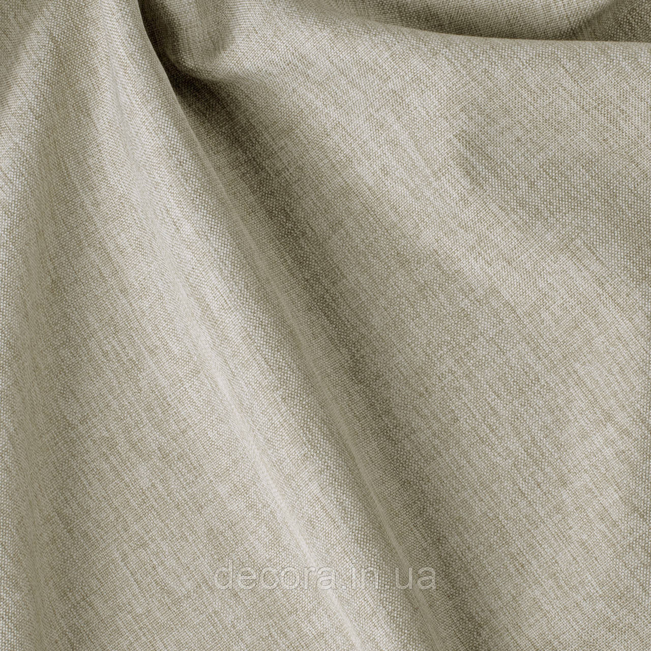 Декоративна однотонна тканина рогожка сірого кольору 300см 122000v5