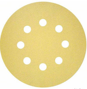 Шлифовальный лист C450 Standard for General Purpose 125 мм, 50 листов К40, 8 отверстий (2608621739)