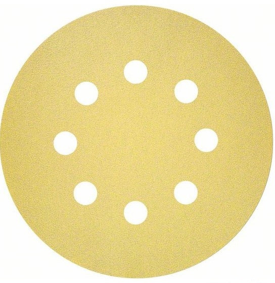 Шлифовальный лист C450 Standard for General Purpose 125 мм, 50 листов К180, 8 отверстий (2608621745), фото 1
