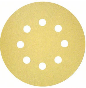 Шлифовальный лист C450 Standard for General Purpose 125 мм, 50 листов К180, 8 отверстий (2608621745)