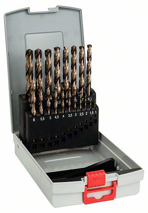 Набор сверл Bosch HSS-Co ProBox 1-10 мм (19 шт)