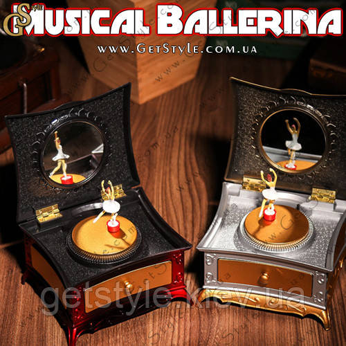 Музична скринька — "Musical Ballerina" — 16 х 9 см, фото 1