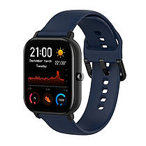 Ремінець для Xiaomi Amazfit GTS (AC) Dark Blue, фото 2