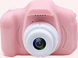 Дитячий фотоапарат Х2 pink, фото 3