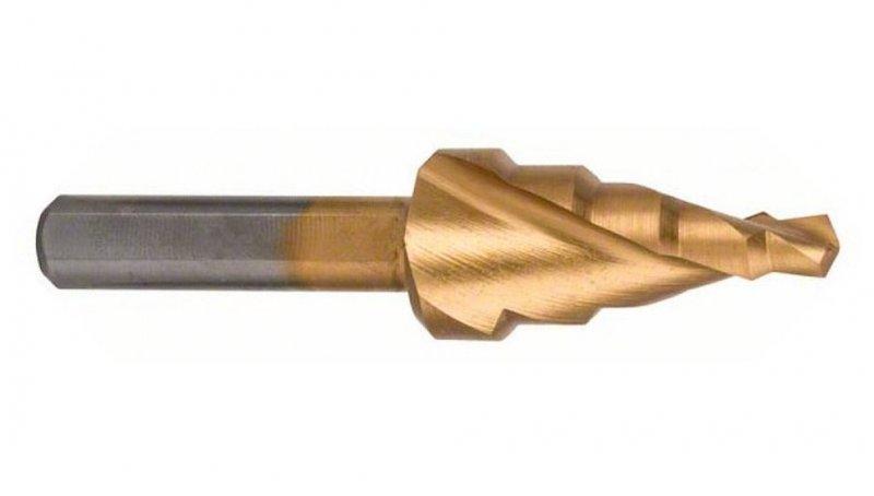 Ступінчасте свердло Bosch HSS-TiN, 5 ступ., 4-12 мм, 6 мм (2608587429)