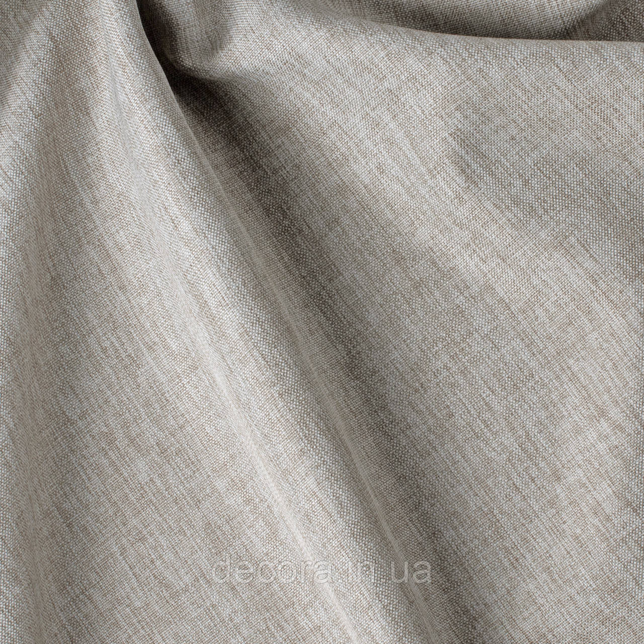 Декоративна однотонна тканина рогожка сірого кольору 300см 122000v23