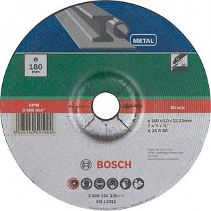 Круг зачисний Bosch A 24 R BF 180×6 мм (2609256338)