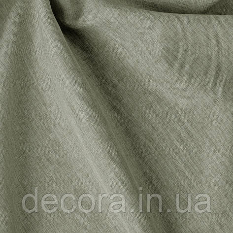 Декоративна однотонна тканина рогожка сірого кольору 300см 122000v28, фото 2