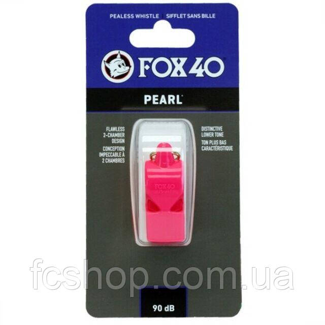 Свисток FOX 40 Original Whistle Pearl Safety 9702-0408, Рожевий, Розмір (EU) — 1SIZE