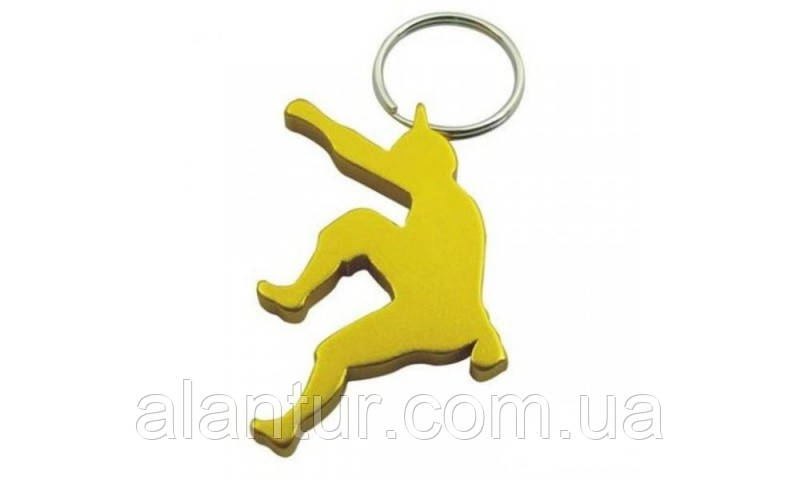 Брелок Munkees Free Climber з відкривачкою, стильний алюмінієвий аксесуар для ключів, фото 1