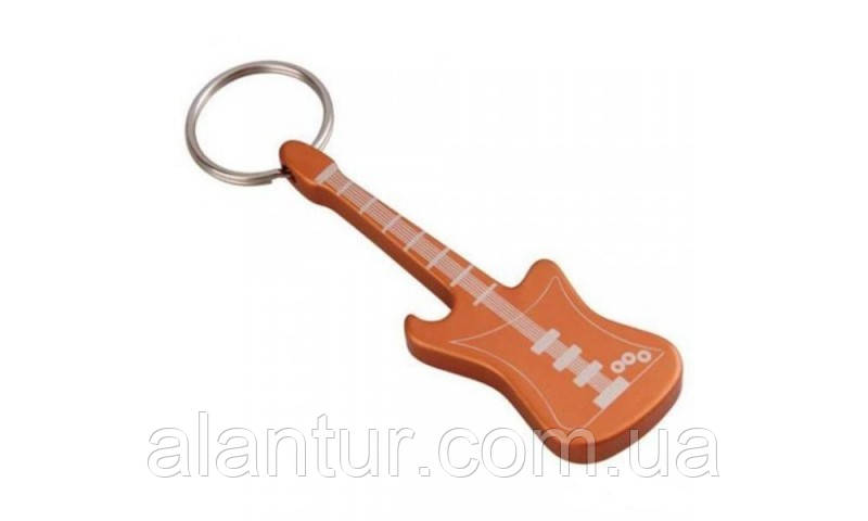 Брелок MUNKEES відкривачка Guitar з алюмінію — стильний аксесуар для ключів, фото 1