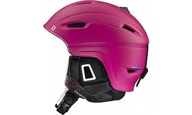 Лижний шолом Salomon ICON CUSTOM AIR WILD BERRY MATT, активна вентиляція, знімна підкладка 53-56 см