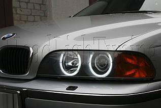 BMW 5 E39 рестайлінг - заміна моно лінз Hella D2S на бі-ксенонові лінзи MOONLIGHT G6/Q5 H4 D2S 3,0"