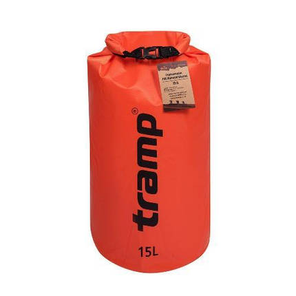 Гермомешок Tramp PVC Diamond Rip-Stop 15 Помаранчевий, фото 1
