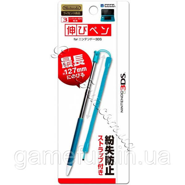 Висувний стилус (Blue) (Hori) (Original) 3DS, фото 1