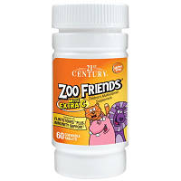 Витамины и минералы 21st Century Zoo Friends with Extra C, 60 таблеток