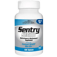 Витамины и минералы 21st Century Sentry Senior Mens 50+, 100 таблеток