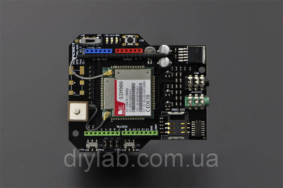 GPS/GPRS/GSM Shield V3.0 для Arduino DFRobot - фото 5 - id-p147883102