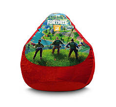 Крісло мішок "Fortnite. Team Red" Флок