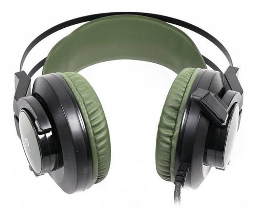 Наушники гарнитура накладные A4Tech Bloody J437 Army Green, фото 2