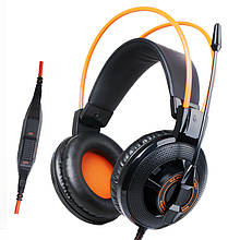 Навушники гарнітура накладні Somic G925 Black/Orange (9590009919)