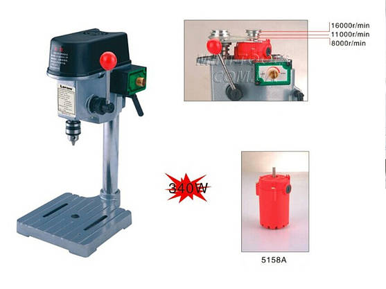 Свердлильний верстат Beking BG-5158A (340W) | 1-10 мм, фото 3