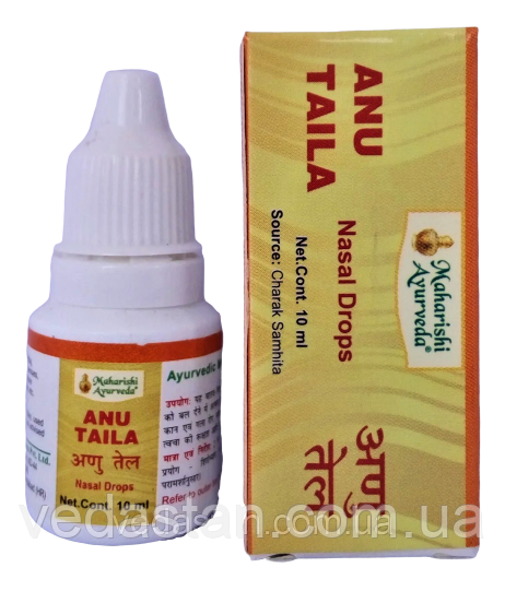 Ану Таил, капли для носа, Махариши Аюрведа, Anu Tail, Maharishi Ayurveda 10 ml - фото 1 - id-p564341686