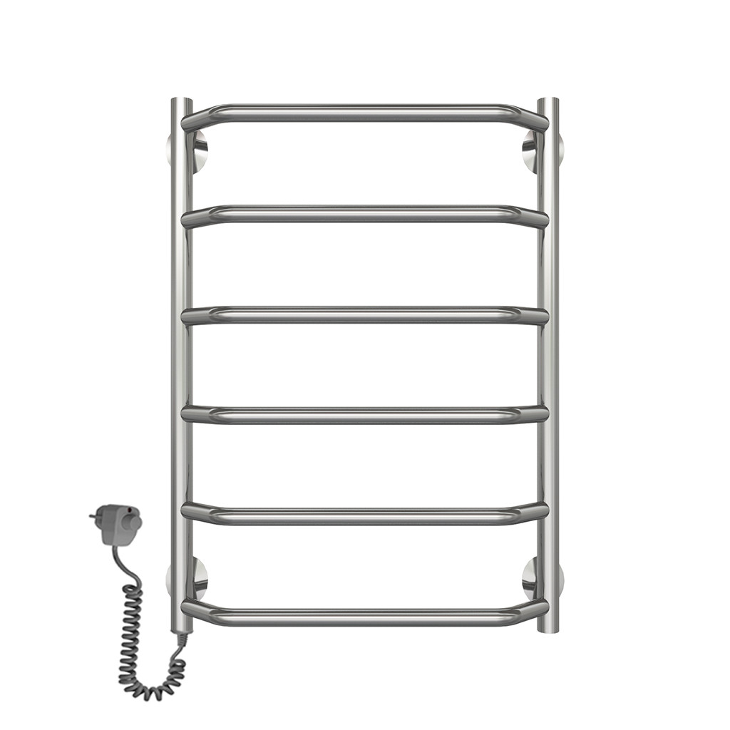 Сушарка для рушників Deffi Трапеція ліва П6 500x600 ЧФТ 60.50.6 (Е) електро з рег., фото 1