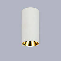 Белый накладной светильник 16см 10W (905-80COB WH-GD)