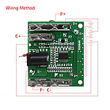 Плата захисту PCM, BMS 5S 20A для Li-ion/Li-Pol Контролер заряду/розряджання (плата шурупокрута), фото 8