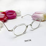 Іміджеві окуляри в прозорій оправі, фото 7